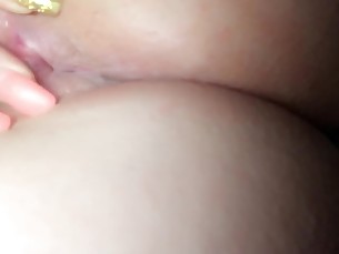 amateur anal ass babe blonde close-up little masturbation milf