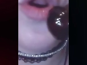 blowjob brunette deepthroat fetish interracial kiss licking milf mouthful
