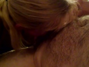 amateur awesome blonde blowjob cumshot hot milf