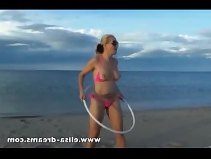 amateur ass babe beach blonde dildo homemade juicy milf